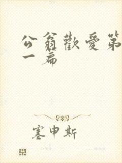 公翁欢爱第三十一篇