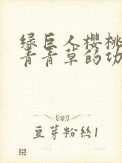 绿巨人樱桃荔枝青青草的功效