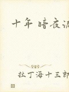 十年 暗夜流光