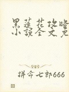 黑莲花攻略手册小说全文免费阅读笔趣阁