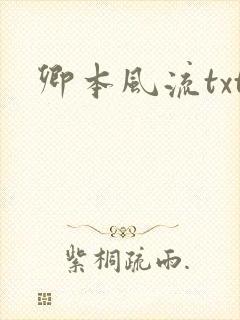 卿本风流txt