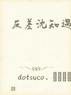 反差沈知遇晏应