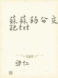 苏苏的公交车日记txt