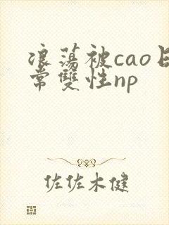 浪荡被cao日常双性np