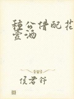 种公借配花间一壶酒