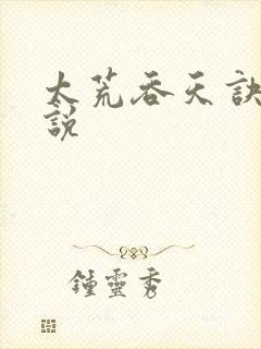 太荒吞天诀 小说