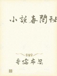 小说春闺秘史