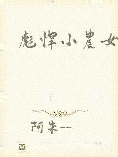 《彪悍小农女》小说封面