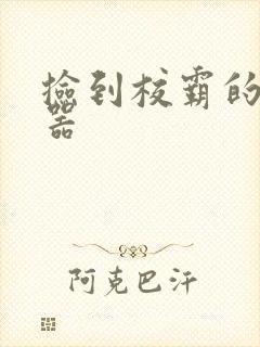 捡到校霸的遥控器封面