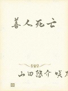 善人死亡封面