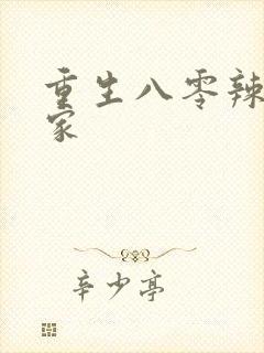 重生八零辣妻当家