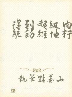 得到超级肉禽系统的维他柠檬茶