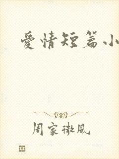 爱情短篇小说