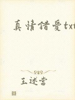 真情错爱txt