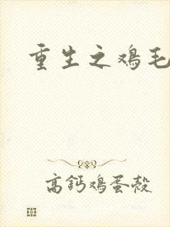 重生之鸡毛蒜皮