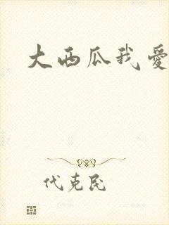 大西瓜我爱你封面