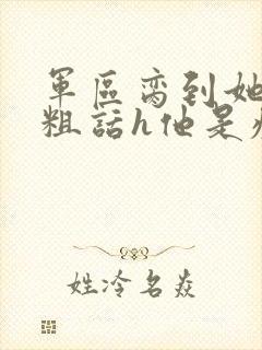 军区脔到她哭h粗话h他是疯批