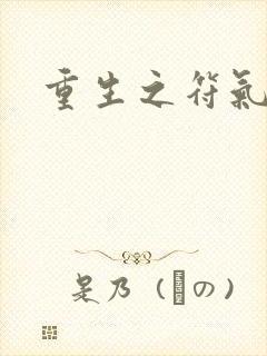 重生之符气冲天