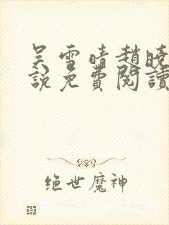 吴雪晴赵晓东小说免费阅读