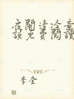 夜阑清冷意欢小说免费阅读