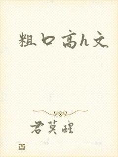 粗口高h文