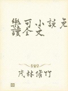 乐可小说免费阅读全文