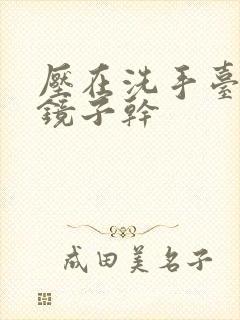 压在洗手台看着镜子干