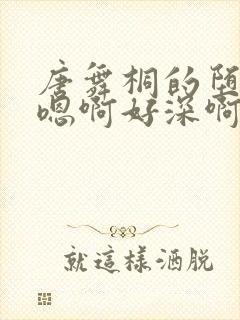 唐舞桐的堕落H嗯啊好深啊