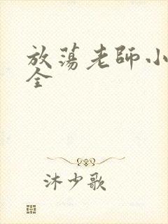 放荡老师小说大全