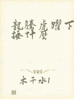 龙腾虎跃下一句接什么