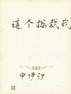 这个总裁我要了