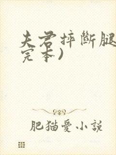 夫君摔断腿后(完本)