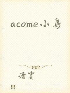 acome小鸟