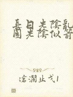 长日光阴乱作一团光阴似箭笔趣渺视频