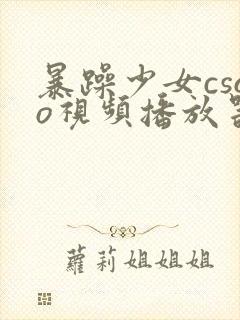 暴躁少女csgo视频播放器推荐