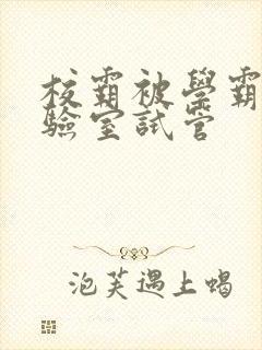 校霸被学霸压实验室试管