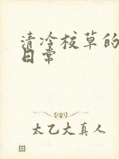 清冷校草的抹布日常封面