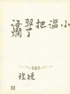 洛羿把温小辉做烂了