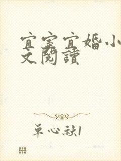 宜室宜婚小说全文阅读