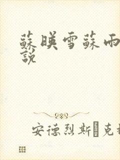 苏映雪苏雨柔小说