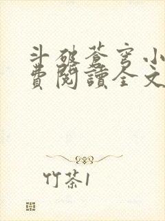 斗破苍穹小说免费阅读全文无弹窗