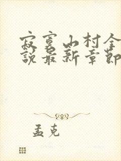 寂寞山村全部小说最新章节