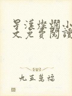 星汉灿烂小说全文免费阅读