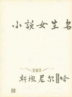小说女生名字