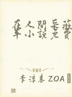 在人间采薇陆三平小说免费阅读