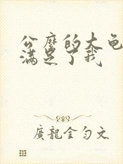 公么的大龟强大满足了我