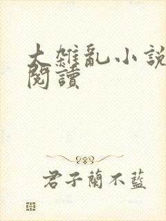 大杂乱小说目录阅读