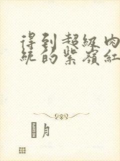 得到超级肉禽系统的紫岭红山