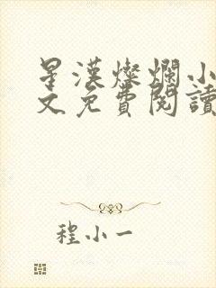 星汉灿烂小说全文免费阅读