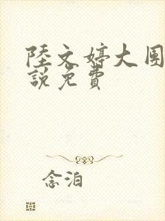 陆文婷大团圆小说免费